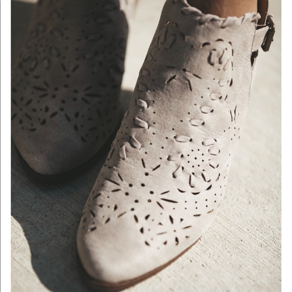 Taupe western inspired cutout bootie NIB. - Picture 8 of 8